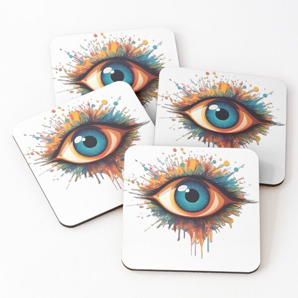 Item preview, Colorful Eye Art designed and sold by SanchillShop.