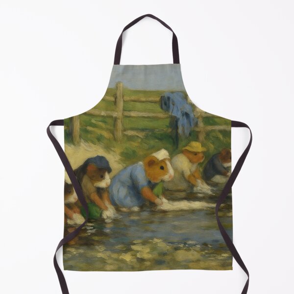Item preview, Guinea Pig Laundresses by a Stream (After Boudin) designed and sold by gandolfwizard.