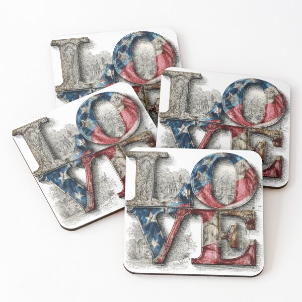 Item preview,  USA Flag Collage LOVE Text for Posters and Gifts designed and sold by Maryna_Reine.