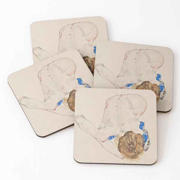 Item preview, Nude with Blue Stockings, Bending Forward designed and sold by Craphe.