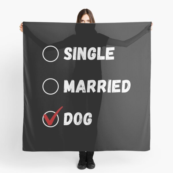 Item preview, Single Married Dog, Dog Lover Shirt designed and sold by Sleepy Cat Design.