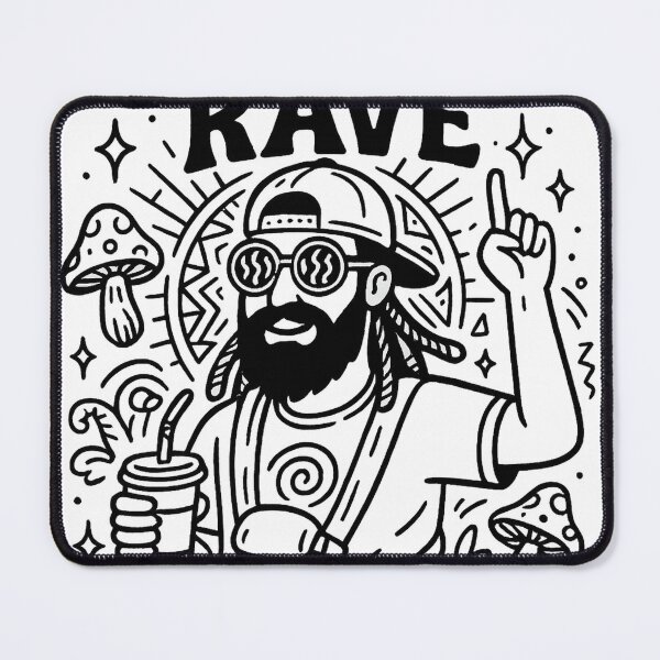 Item preview, Psytrance Rave Dad designed and sold by Jeegerverd.