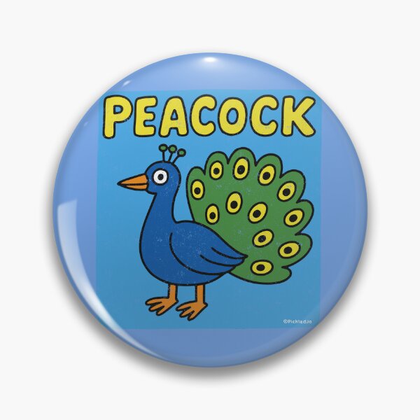 Item preview, Peacock cartoon - Weathered Look designed and sold by FunnehGacha.