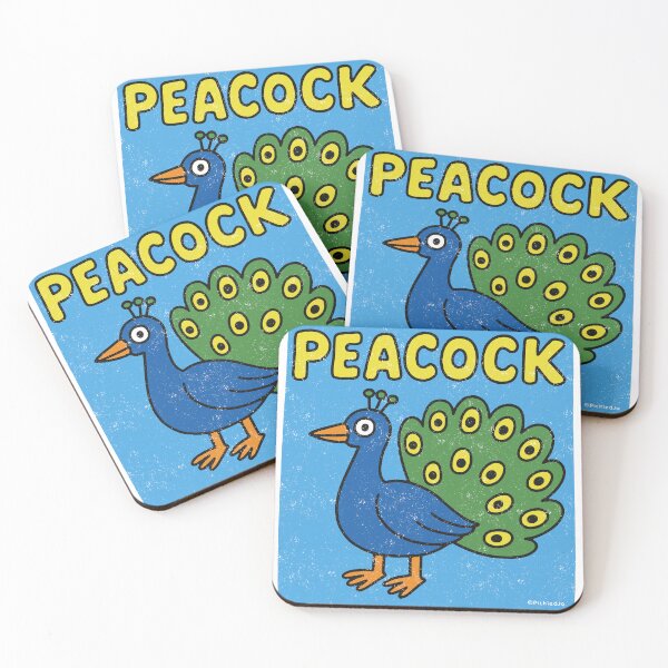Item preview, Peacock cartoon - Weathered Look designed and sold by FunnehGacha.