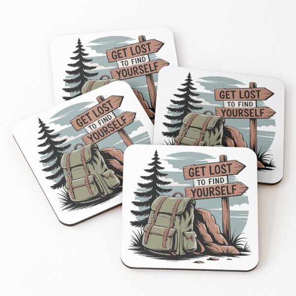 Item preview, Get Lost to Find Yourself - Outdoor-Motiv designed and sold by MrERNST.