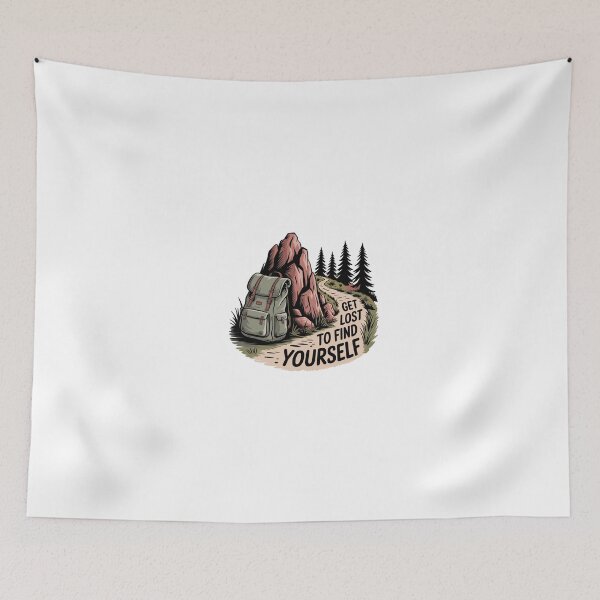 Item preview, Get Lost to Find Yourself - Outdoor-Motiv designed and sold by MrERNST.