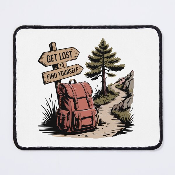Item preview, Get Lost to Find Yourself - Outdoor-Motiv designed and sold by MrERNST.