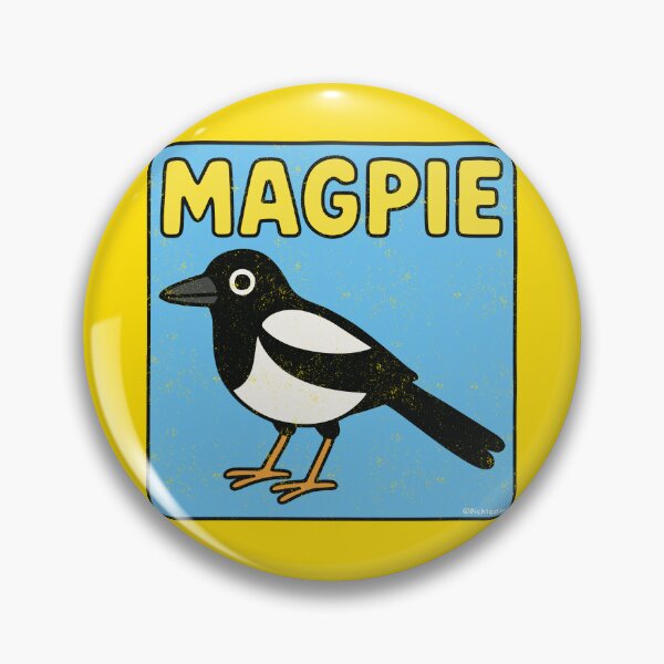 Item preview, Magpie cartoon - Weathered Look designed and sold by FunnehGacha.