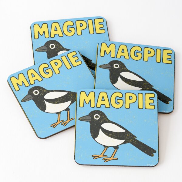 Item preview, Magpie cartoon - Weathered Look designed and sold by FunnehGacha.