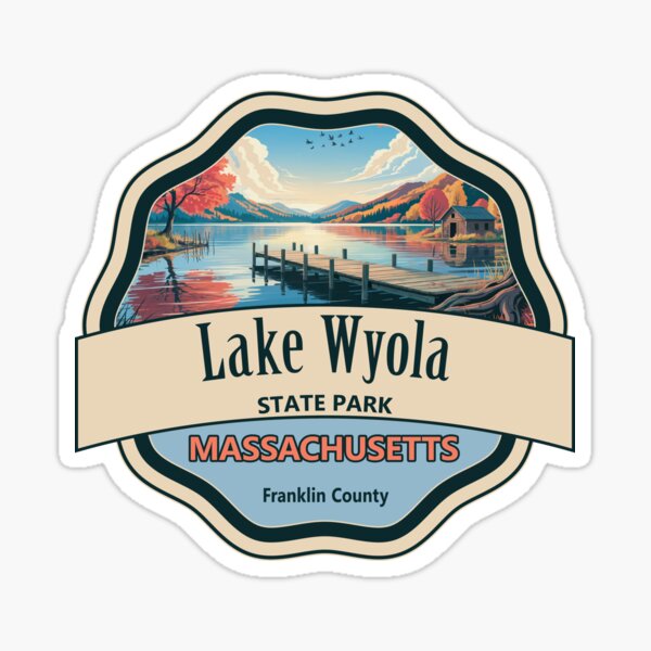 Item preview, Lake Wyola State Park, Franklin County, Massachusetts designed and sold by Wanderful-roads.
