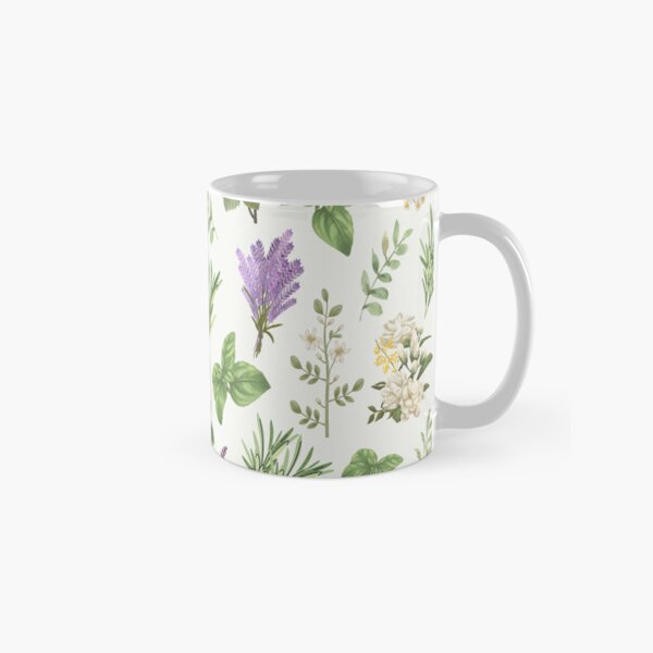 Item preview, Herbal Garden – Soft Botanical Pattern with Lavender, Basil & Chamomile designed and sold by HealthCoreCommunity.