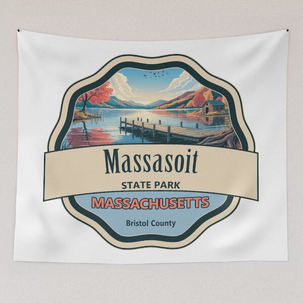 Item preview, Massasoit State Park, Bristol County, Massachusetts designed and sold by Wanderful-roads.