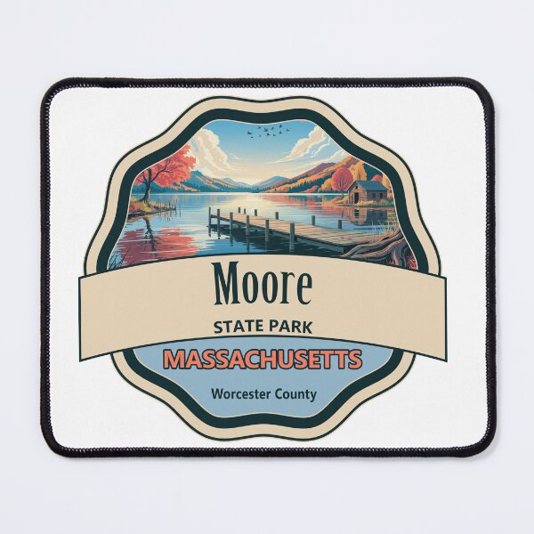 Item preview, Moore State Park, Worcester County, Massachusetts designed and sold by Wanderful-roads.