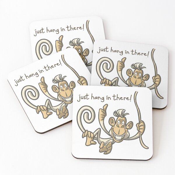 Item preview, Just Hang in There - Cute Animal Motivation Gift for Kids & Adults designed and sold by crazydotdesigns.