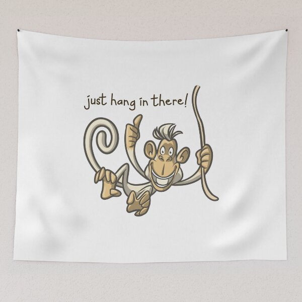 Item preview, Just Hang in There - Cute Animal Motivation Gift for Kids & Adults designed and sold by crazydotdesigns.