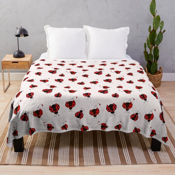 Item preview, Tiny Ladybug Dance – Cute Spotty Pattern designed and sold by KawaiiNugs.