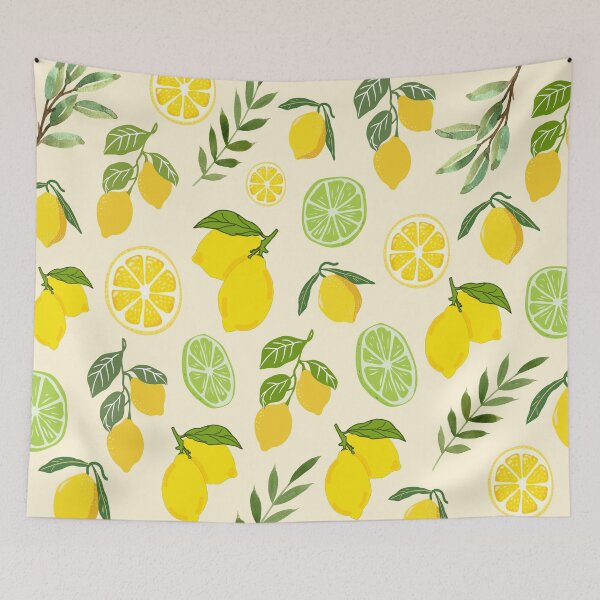 Item preview, Lemon Pattern – Summer Citrus Home Decor Design designed and sold by HealthCoreCommunity.