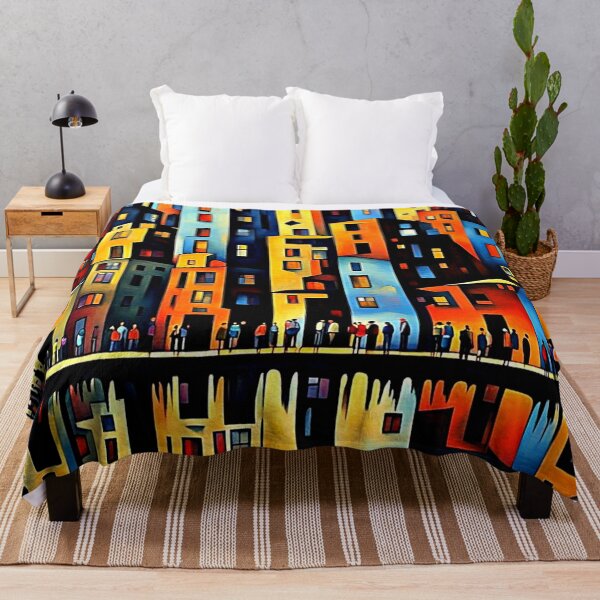 Item preview, City dwellers at riverside designed and sold by George Hutton Hunter.
