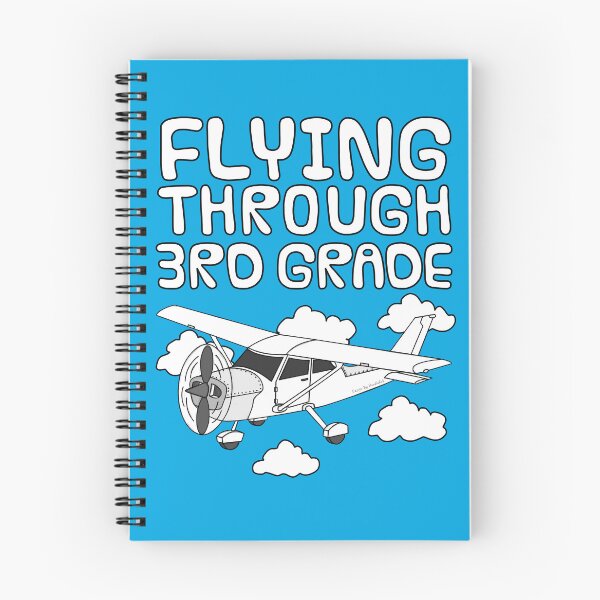 Artikelvorschau, Durch die 3. Klasse fliegen, Flugzeug, Schulanfang entworfen und verkauft von doodlerob.