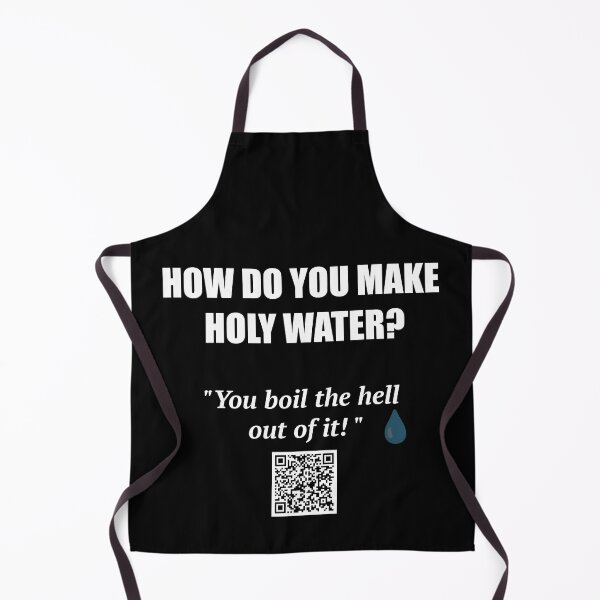 Item preview, Holy Water Joke – Boil the Hell Out of It designed and sold by BrushRushX.