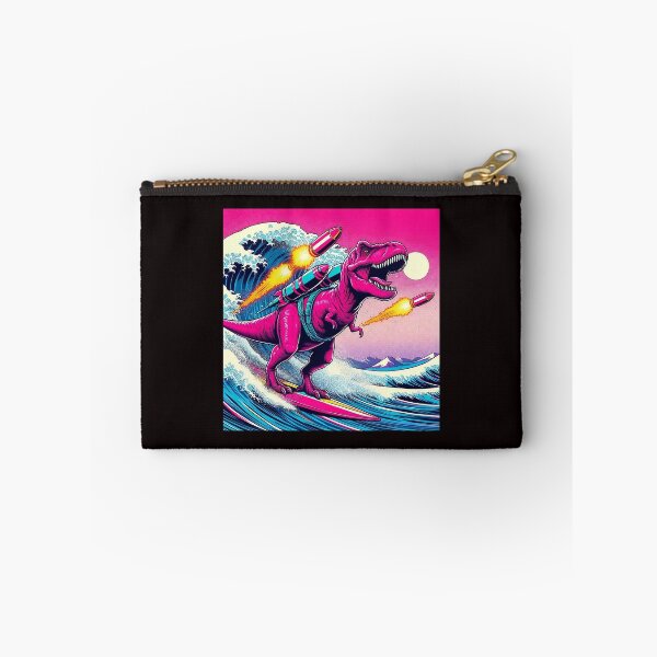 Item preview, T-Rex riding the Wave off Kanagawa designed and sold by Litmus.