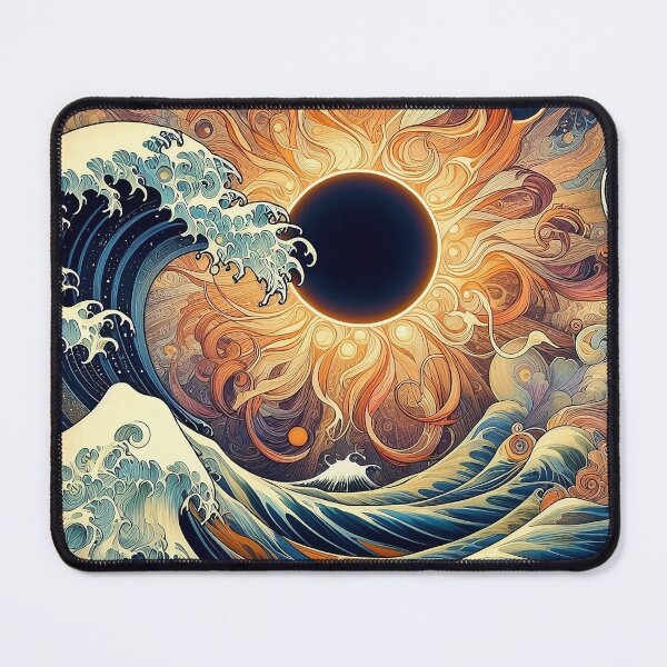 Item preview, The Great Wave and a Solar Eclipse designed and sold by Litmus.