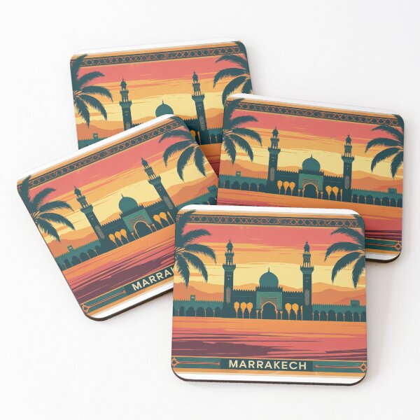Item preview, Marrakech Retro – Vintage design with Arabic charm and a magical sunset designed and sold by StormArte.