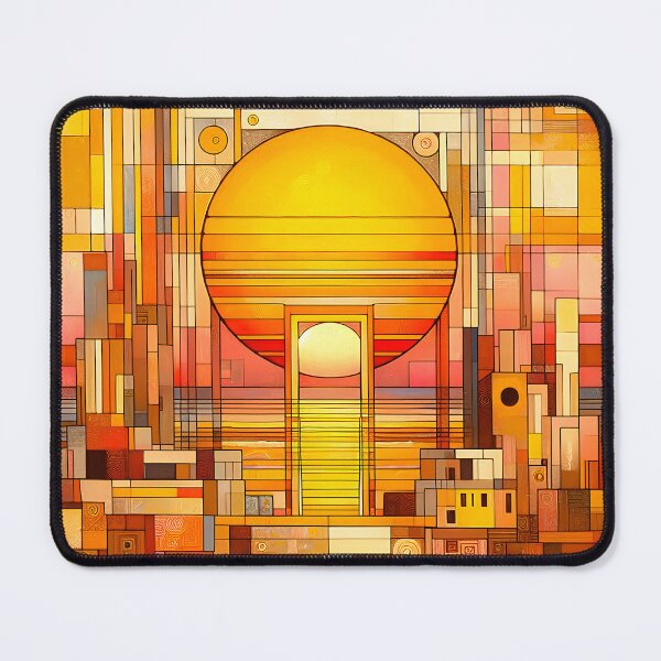 Item preview, Portara of the Sun | Geometric Greek Sunrise Wall Art | Stoneflower-Art designed and sold by Stoneflower-Art.