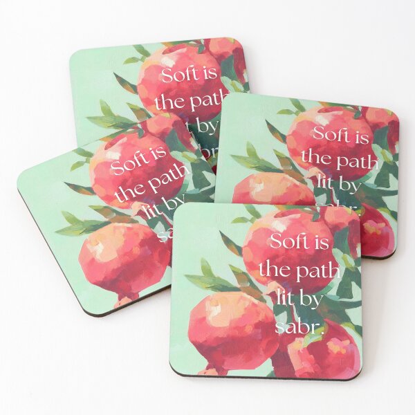Item preview, Soft is the Path Lit by Sabr – Islamic Patience Quote Design designed and sold by MiskAndMoon.