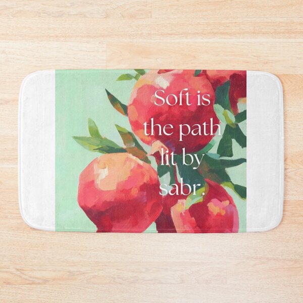Item preview, Soft is the Path Lit by Sabr – Islamic Patience Quote Design designed and sold by MiskAndMoon.
