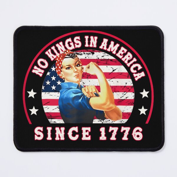 Item preview, No Kings In America Since 1776 USA flag Save Democracy designed and sold by Har-vee.