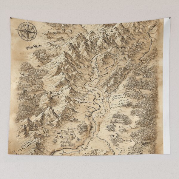 Item preview, Fantasy Map designed and sold by MonxArt.