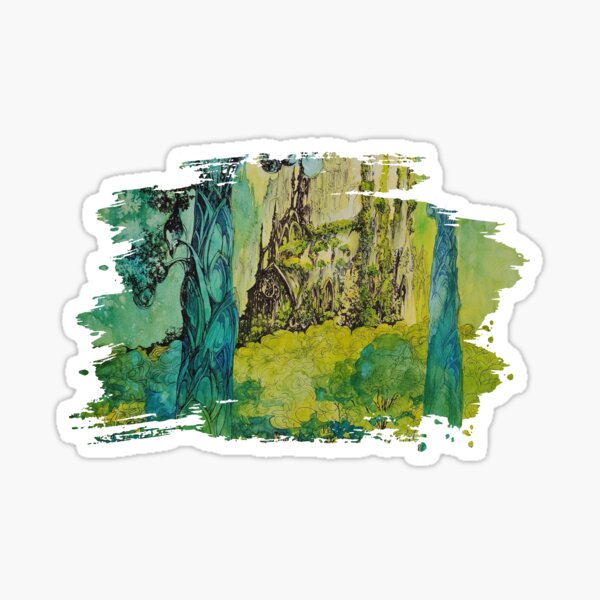 Item preview, Whispers of Elvenwood designed and sold by SKETCHY & GRAPHIC.