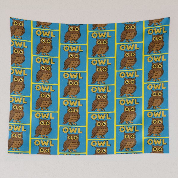 Item preview, Owl cartoon - Weathered Look designed and sold by FunnehGacha.