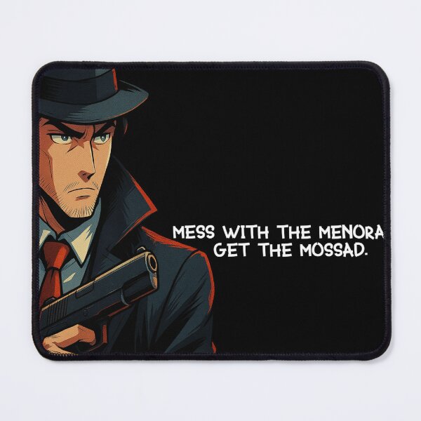 Item preview, Mess with the menora get the Mossad designed and sold by PixelFonder.