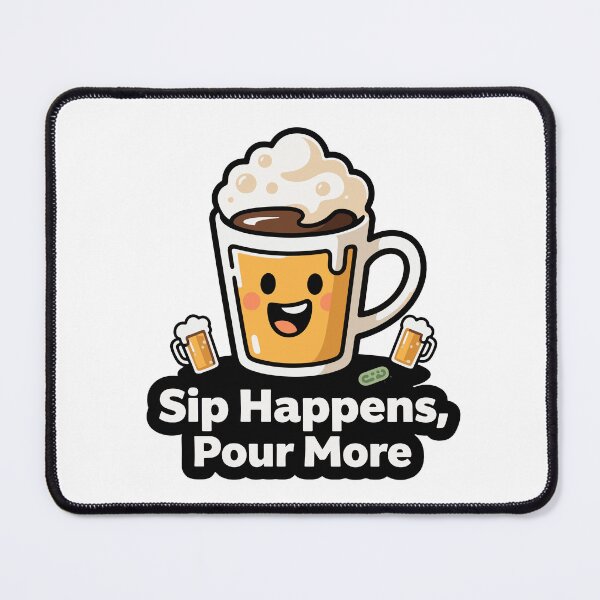 Item preview, Sip Happens, Pour More - Aussie Beer Can T-Shirt for True Beer Lovers designed and sold by TechBeeDesigns.