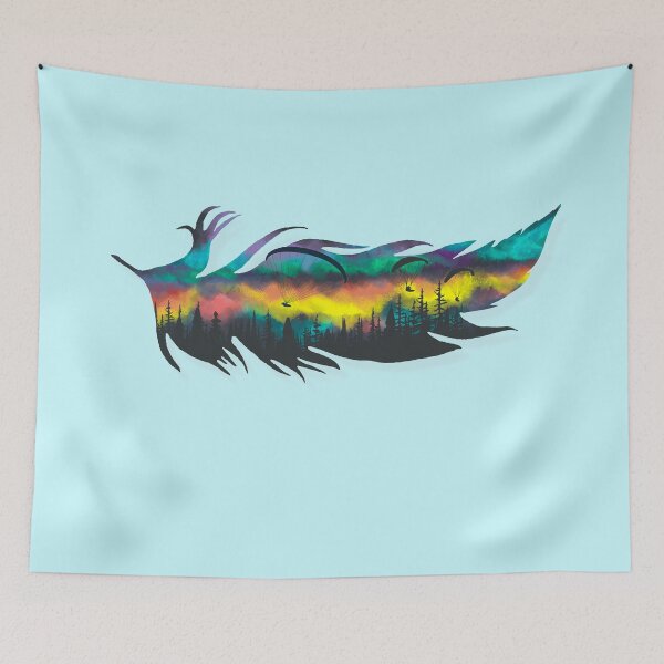 Item preview, Paraglide. Feathers. designed and sold by tabemisa.