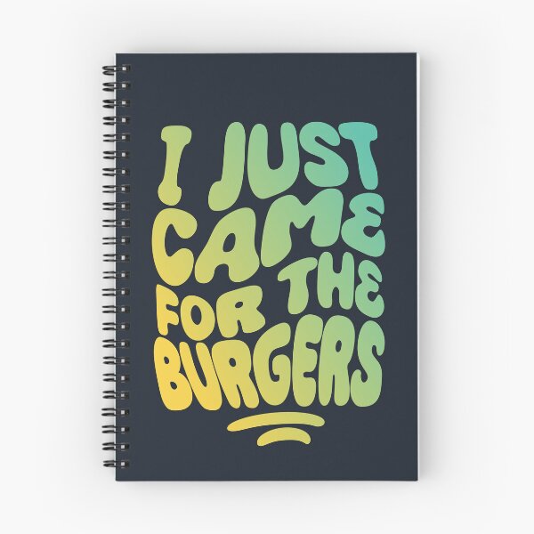 Item preview, I Just Came For The Burgers | 60s Psy Lettering designed and sold by monkeybusiness.pt.