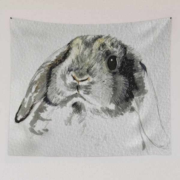 Item preview, Bunny rabbit - mini lop eared. designed and sold by Splash Rabbit .