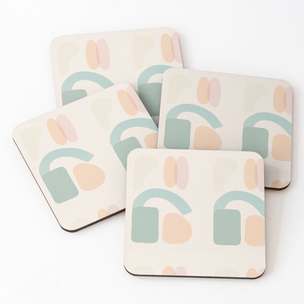 Item preview, Abstract pattern pastel colors designed and sold by kreativkompass.