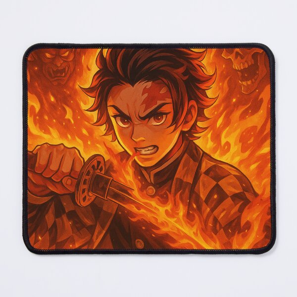 Item preview, Tanjiro – Breath of Flame Awakening designed and sold by Treyyu.
