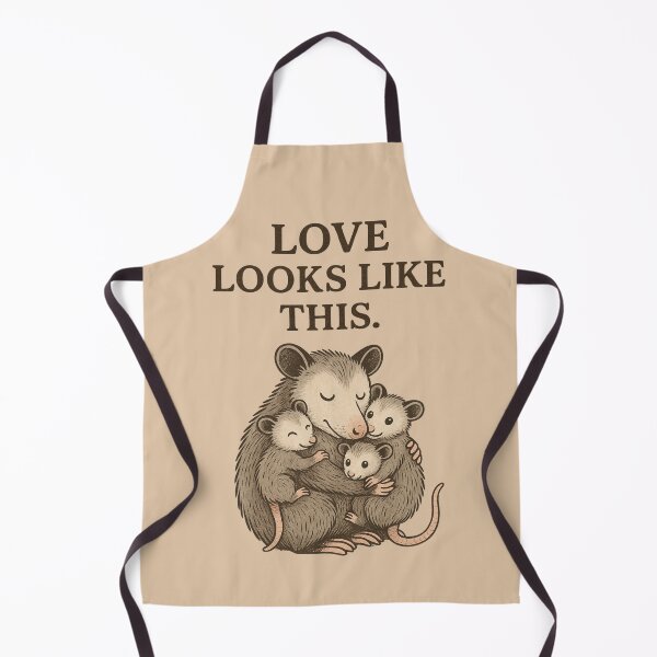 Item preview, Love Looks Like This – Parenting Day Possum Illustration designed and sold by Meandmyshop.