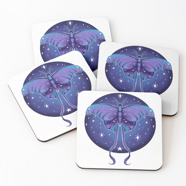 Item preview, Delicate Darkness – Celestial Moth Illustration designed and sold by No.olien .