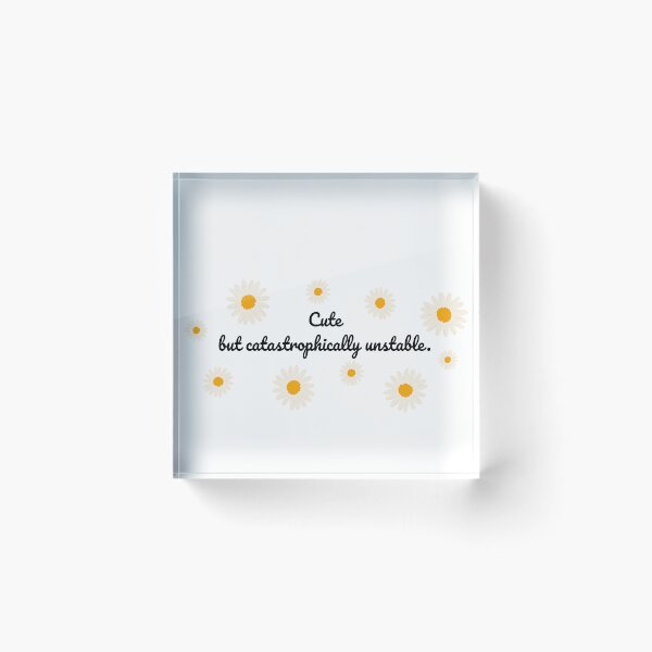 Item preview, Cute but catastrophically unstable. designed and sold by GiuStile.