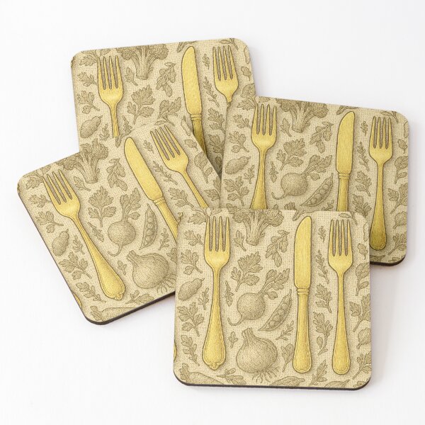 Item preview, Golden Fork meets Vegetable Poetry designed and sold by Sigtrix.