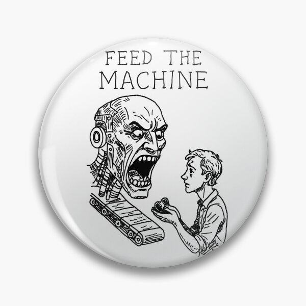 Item preview, Feed The Machine designed and sold by Purrgatory Pop.