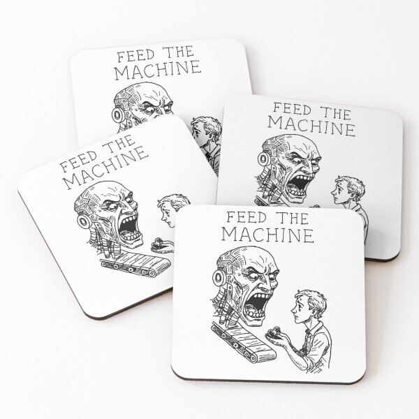 Item preview, Feed The Machine designed and sold by Purrgatory Pop.