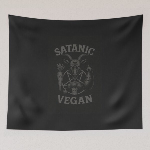 Item preview, Satanic Vegan designed and sold by Metaphysischer Tinnitus.