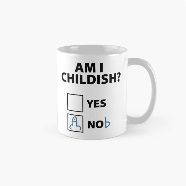 Item preview, Am I Childish? designed and sold by Angry Swan Designs.
