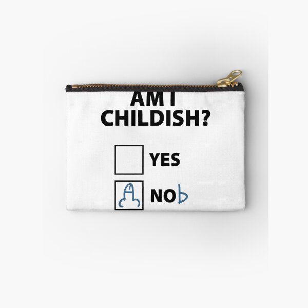 Item preview, Am I Childish? designed and sold by Angry Swan Designs.